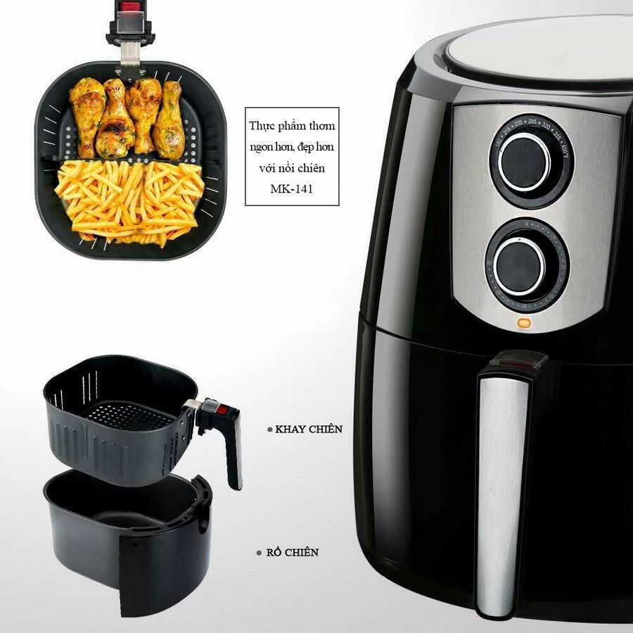 Mishio- Nồi chiên không dầu 5.5L  MK141