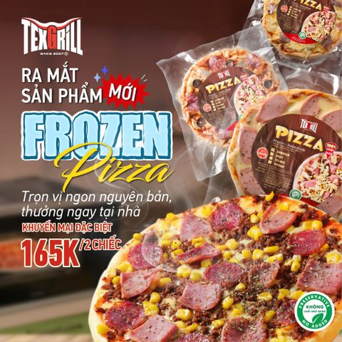 ❄️ TEXGRILL RA MẮT SIÊU PHẨM MỚI: FROZEN PIZZA