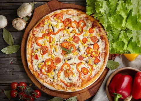 Cách làm pizza chay thanh đạm với nhà hàng Pizza Vinhomes Imperia