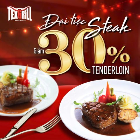 🌪️🌪️ ĐẠI TIỆC STEAK: GIẢM 30% THĂN NỘI BÒ ÚC