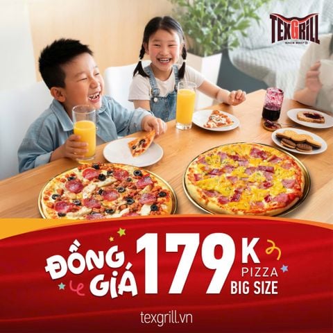📚 PIZZA CỠ LỚN CHỈ 179K - LIÊN HOAN LỚP CỰC VUI