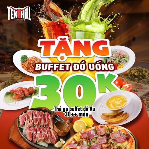 ‼️ “PHÁ ĐẢO” THỨ 3 & THỨ 4: MIỄN PHÍ BUFFET ĐỒ UỐNG KHÔNG GIỚI HẠN