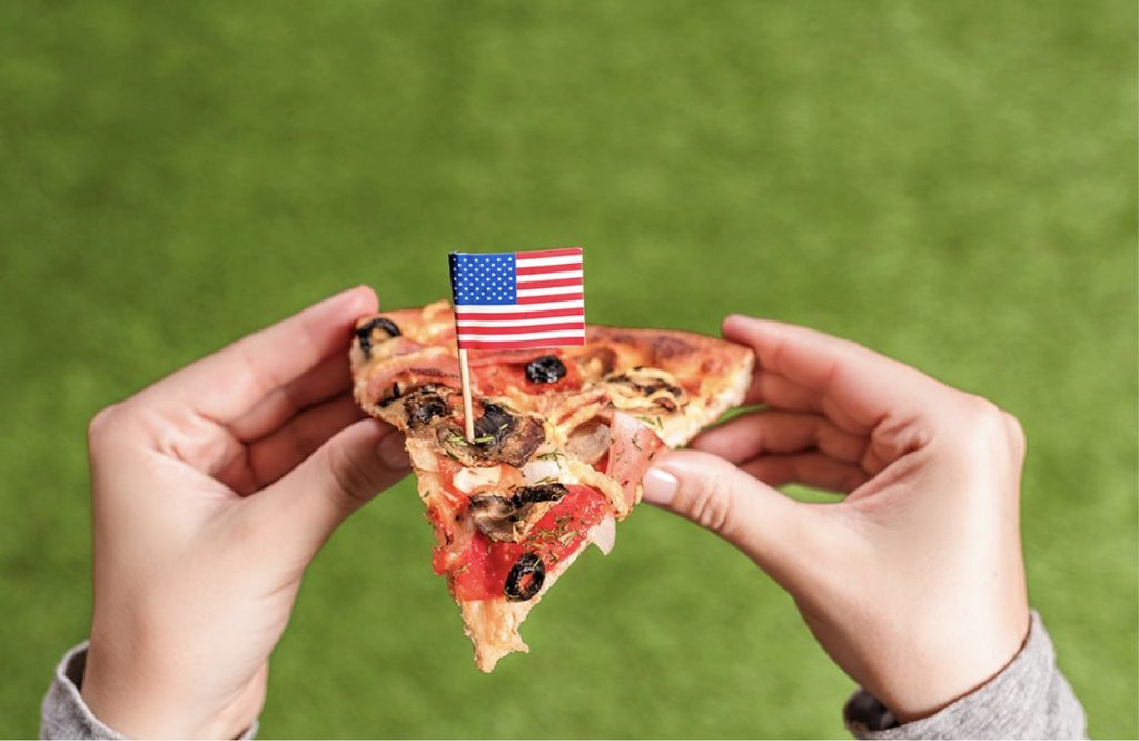Người Mỹ cũng có niềm yêu thích đặc biệt đối với pizza