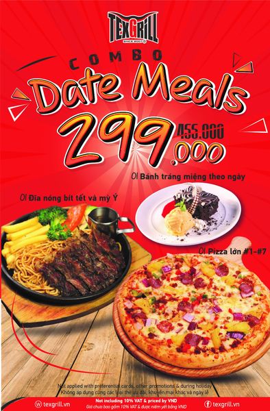 Combo khuyến mại Date deal