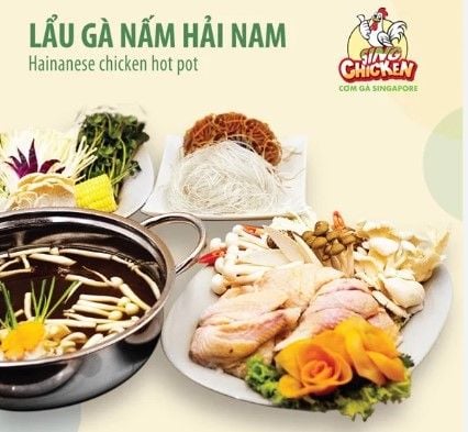 Lẩu gà nấm Hải Nam - món ngon Hải Phòng tại nhà Sing Chicken