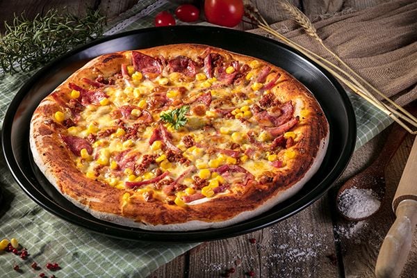 Pizza bò cay khuyến mại mua 1 tặng 1 chỉ 150K