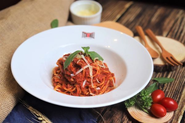 Spaghetti Hải Phòng - Spaghetti with minced beef sauce is the best-selling dish at Texgrill through the seasons