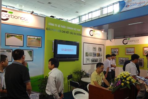 Carboncor Asphalt tham gia triển lãm quốc tế công nghệ xây dựng VIETCONSTECH 2012