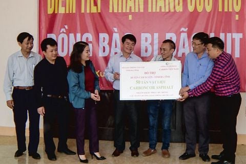 Hỗ trợ bê tông nhựa Carboncor Asphalt cho huyện Cẩm Xuyên, Hà Tĩnh