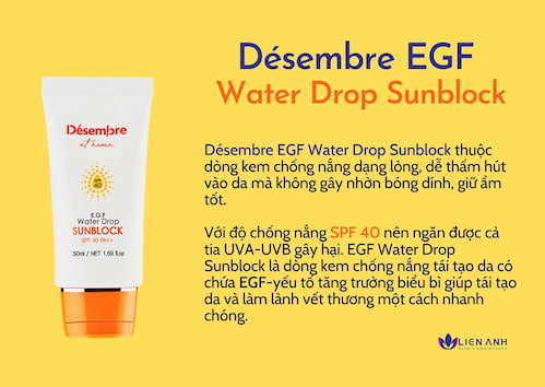 Désembre EGF Water Drop Sunblock