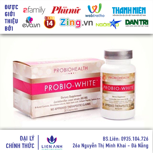 Vien uong trang da Probio White