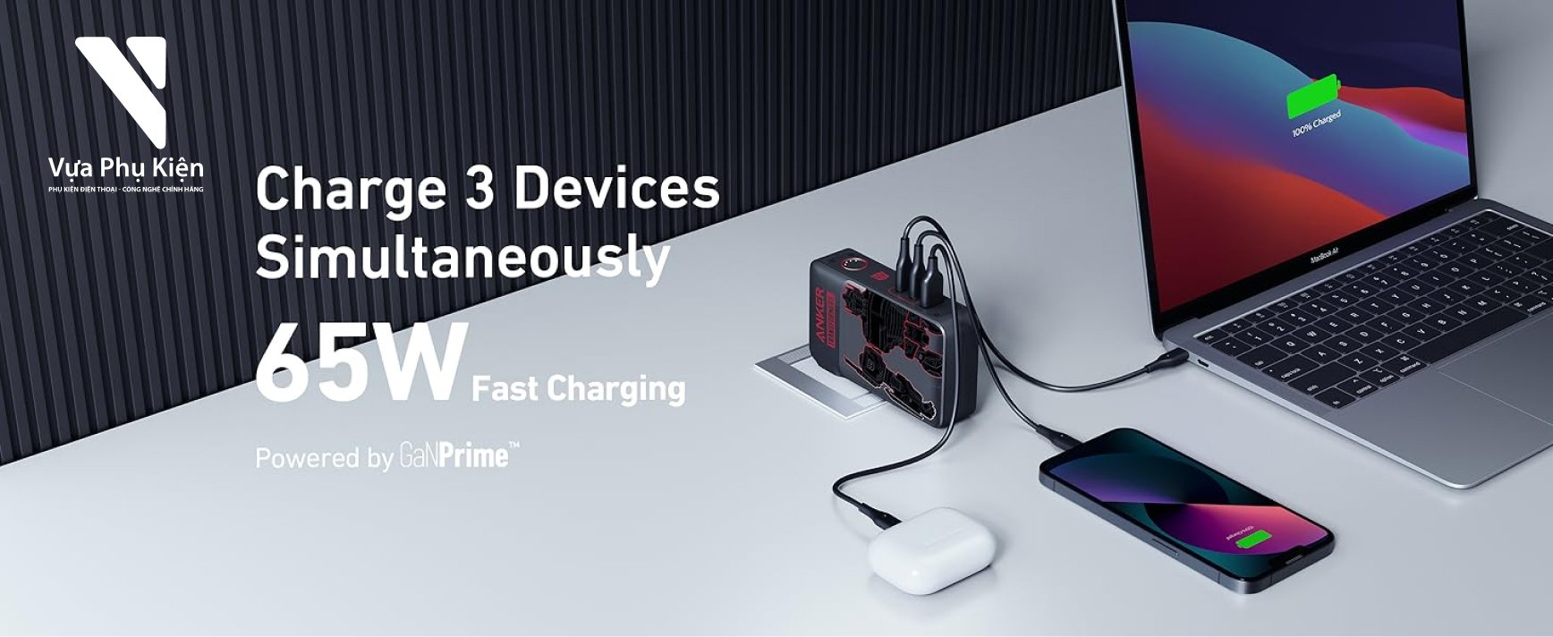 Pin dự phòng 2 trong 1 Anker 733