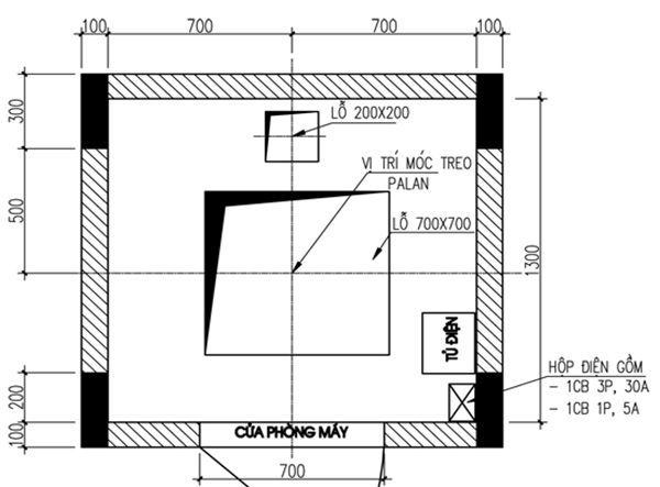 Kích thước hố thang máy khách sạn