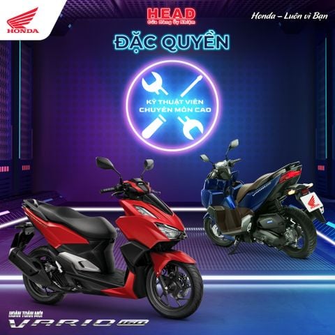 TỰ HÀO VARIO 160 CHÍNH HÃNG KHI CÓ DÀN KỸ THUẬT VIÊN UY TÍN