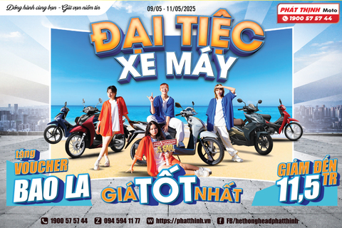 🔥 ĐẠI TIỆC XE MÁY – DEAL SIÊU CHẤT, CHỐT SIÊU NHANH 🔥