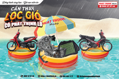 🌧️☀️ THỜI TIẾT NẮNG MƯA BẤT CHỢT – ĐỪNG BỎ QUÊN “LÁ PHỔI” CỦA CHIẾC XE! 🛵💨