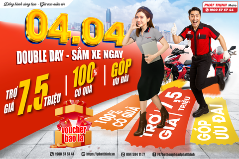 🎉 04.04 | DOUBLE DAY - SẮM XE NGAY 🛵