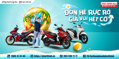 🌞 Đón Hè Rực Rỡ, Giá Vui Hết Cỡ!!! 🏍🛵💨