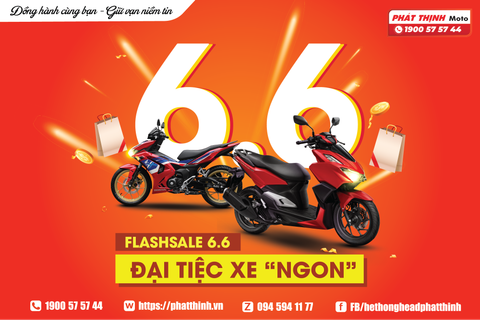 FLASH SALE XE MÁY 06.06 tại HỆ THỐNG HEAD Phát Thịnh.