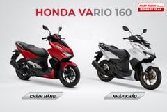 Đánh giá so sánh chi tiết Honda Vario 160 chính hãng và Vario 160 nhập khẩu