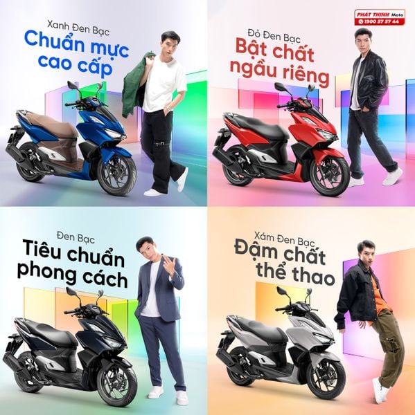So sánh các phiên bản Vario 160 2023 chính hãng tại Việt Nam