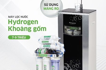 Máy lọc nước Kangaroo Hydrogen – Giải pháp nước sạch, giàu Hydrogen tốt cho sức khỏe