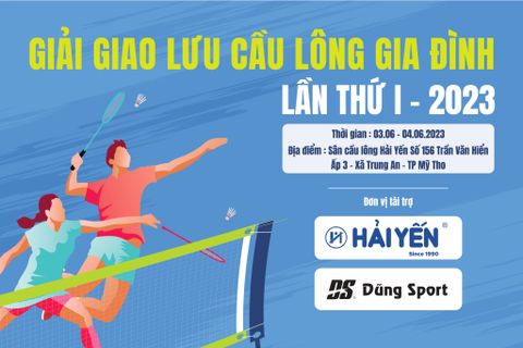 Điều lệ Giải giao lưu cầu lông Gia đình lần thứ I năm 2023