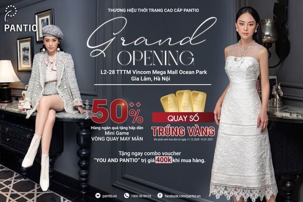 PANTIO CHÀO ĐÓN SHOWROOM ĐẦU TIÊN TRONG KHU ĐẠI ĐÔ THỊ VINCOM OCEAN PARK