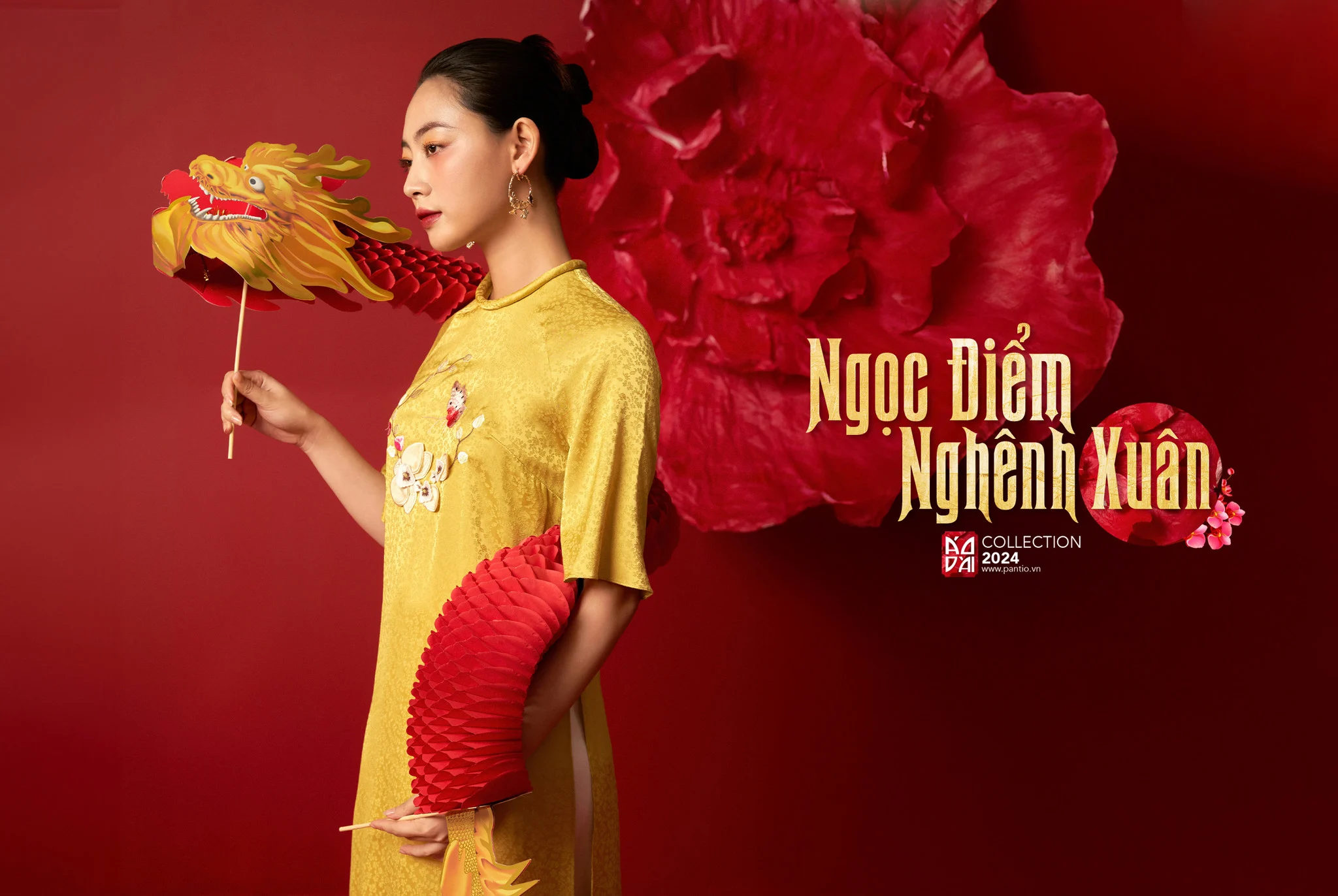 NGỌC ĐIỂM NGHÊNH XUÂN - BST Áo dài Xuân Giáp Thìn 2024