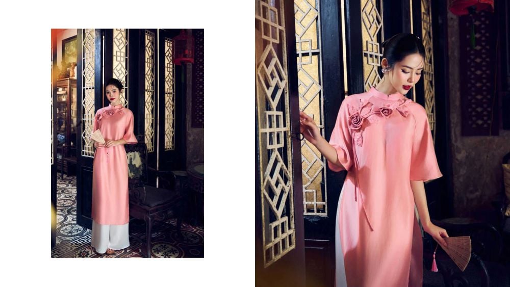 Áo dài cách tân cùng quần culottes