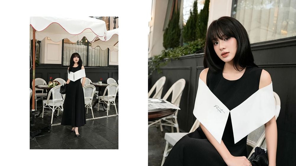 Thanh lịch và nữ tính khi diện đầm dài và layer cách điệu