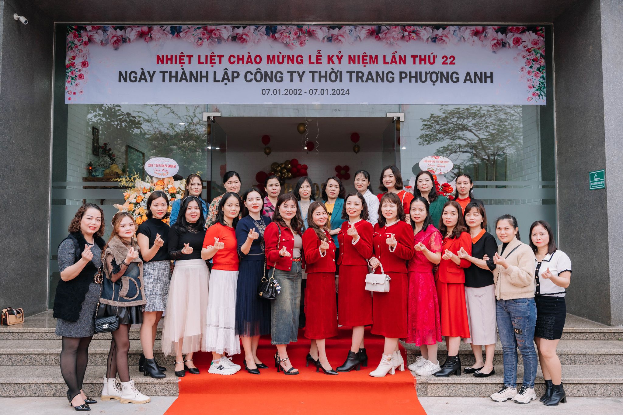 LỄ KỶ NIỆM 22 NĂM THÀNH LẬP CÔNG TY THỜI TRANG PHƯỢNG ANH (07.01.2002 - 07.01.2024)