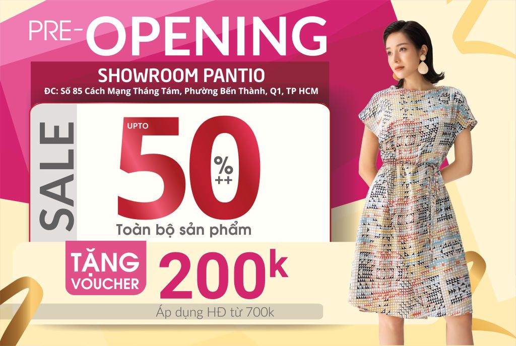 PANTIO CHÍNH THỨC MỞ BÁN SHOWROOM TẠI CÁCH MẠNG THÁNG TÁM