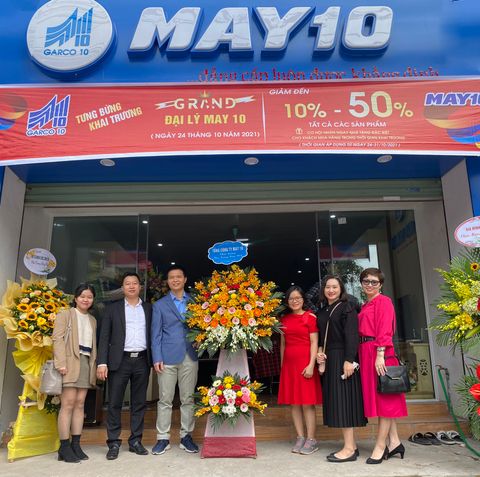 TƯNG BỪNG KHAI TRƯƠNG ĐẠI LÝ MAY 10 TẠI NHẬT TẢO - BẮC TỪ LIÊM