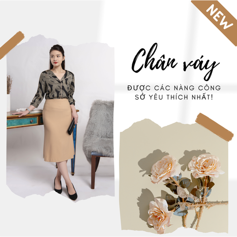 3 Mẫu chân váy công sở được ưa chuộng nhất của dân văn phòng