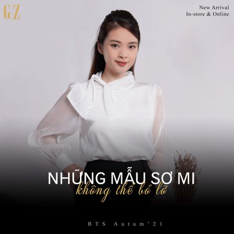 Sức hút từ những chiếc áo sơ mi thời thượng