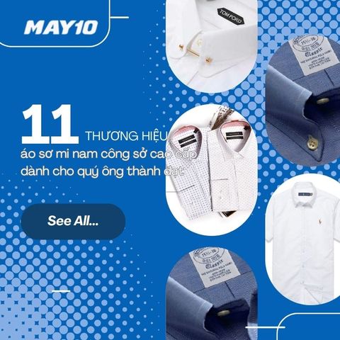 TOP 11 thương hiệu áo sơ mi nam công sở cao cấp cho quý ông thành đạt