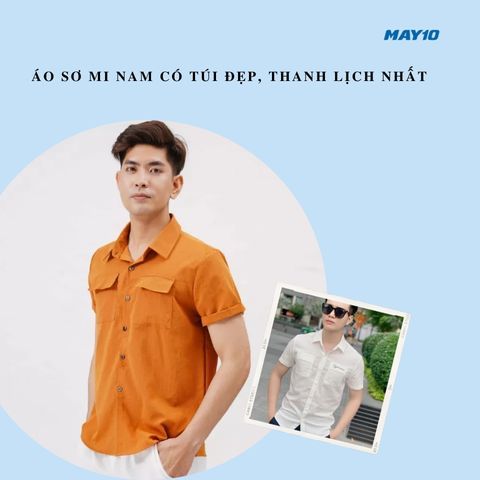 Top Áo Sơ Mi Có Túi Cho Bạn Vẻ Ngoài Trẻ Trung, Năng Động