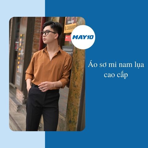 Áo sơ mi nam lụa cao cấp - Sức hút khiến chàng mê mẩn
