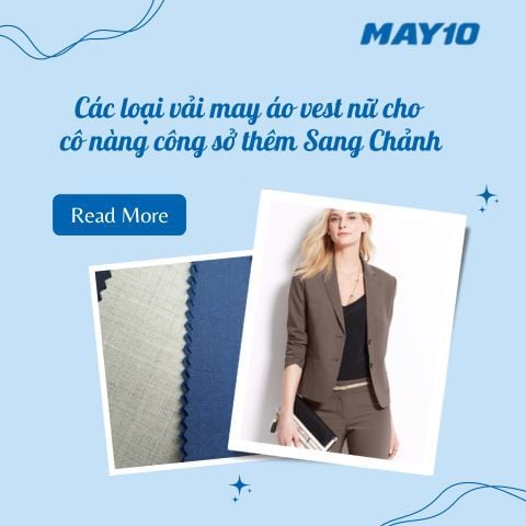 3 loại vải may áo vest nữ cho cô nàng công sở thêm Sang Chảnh