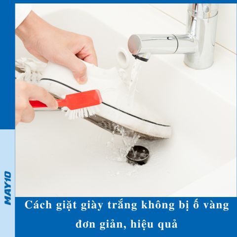 [Mẹo] cách giặt giày trắng không bị ố vàng đơn giản, siêu hiệu quả
