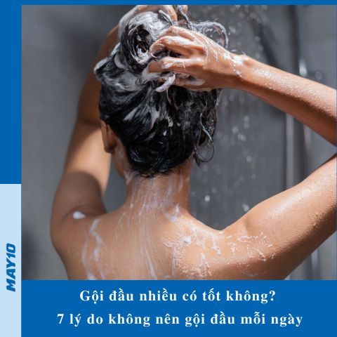 Gội đầu nhiều có tốt không? 7 lý do không nên gội đầu mỗi ngày