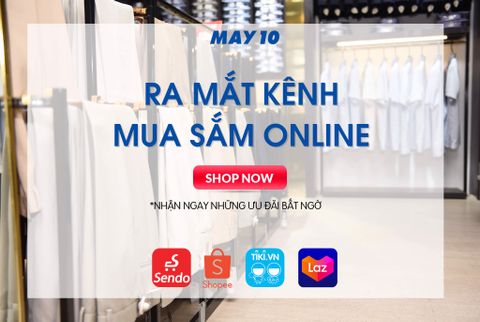 RA MẮT GIAN HÀNG MAY 10 TẠI CÁC SÀN THƯƠNG MẠI ĐIỆN TỬ