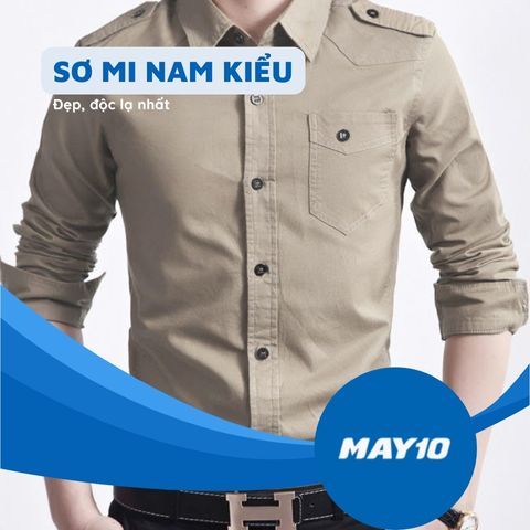 Top 4+ áo sơ mi nam kiểu, cách điệu đẹp, độc lạ nhất