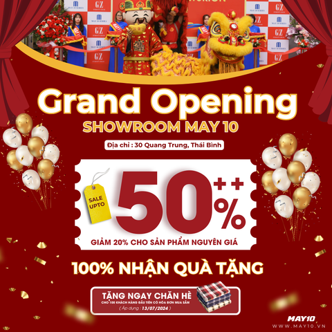 [GRAND OPENING] - MAY10 CENTURION – 30 QUANG TRUNG, THÁI BÌNH