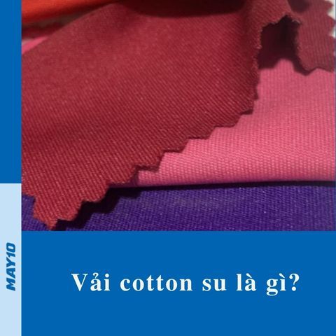 Vải cotton su là gì? Tổng hợp A-Z thông tin về vải cotton su