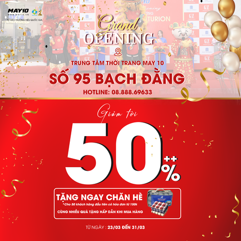 [GRAND OPENING] - MAY10 CENTURION – 95 BẠCH ĐẰNG, HẢI PHÒNG