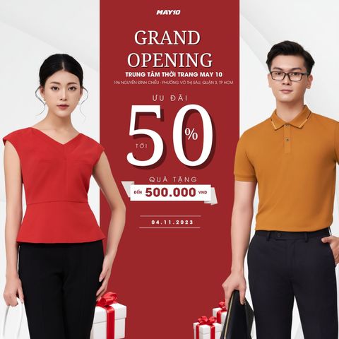 [ GRAND OPENING ] - MAY10 CENTURION - 196 NGUYỄN ĐÌNH CHIỂU, QUẬN 3, HỒ CHÍ MINH