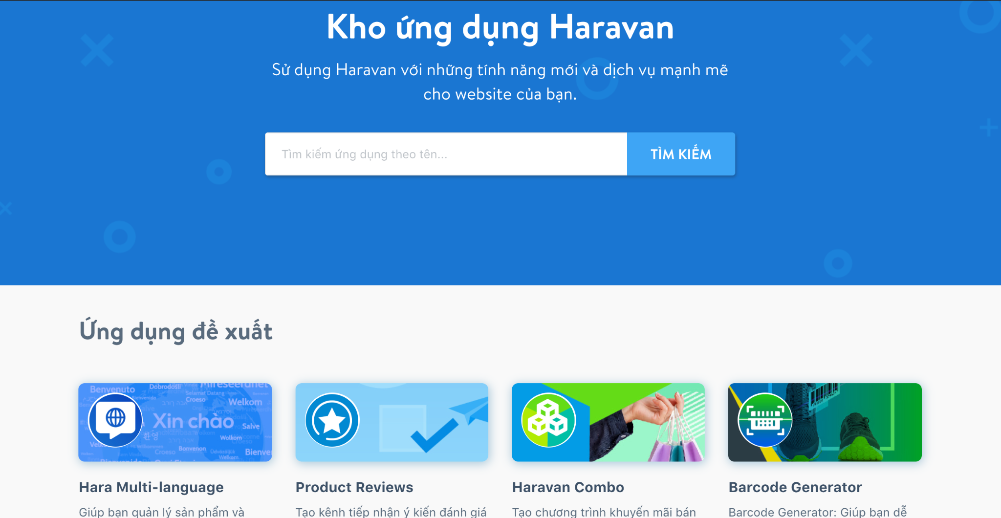 Dịch vụ phát triển các APP theo nhu cầu – Haravip