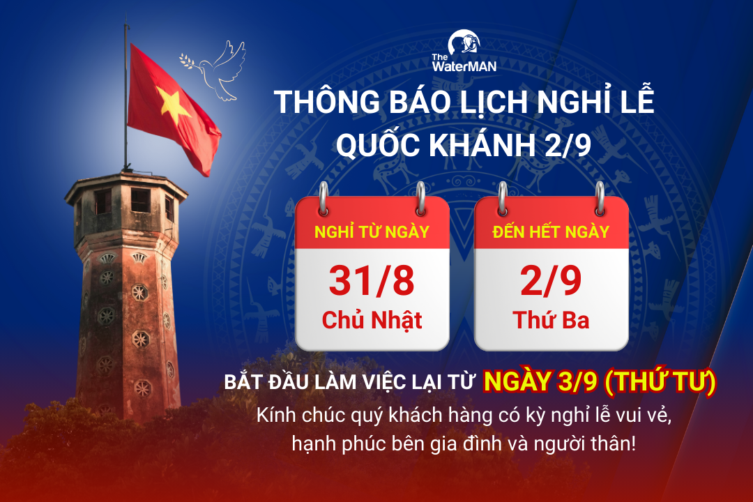 Thông báo lịch nghỉ Lễ Quốc Khánh 2/9/2025